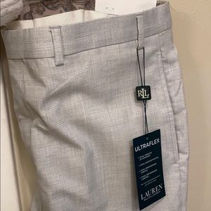 men’s classic fit ultra flex stretch plaid pants